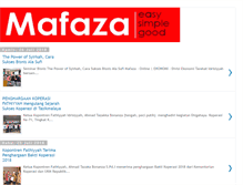 Tablet Screenshot of mafaza-online.com
